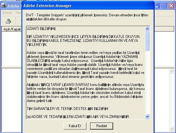 Snippets Paneli Ve Ara&ccedil;ları