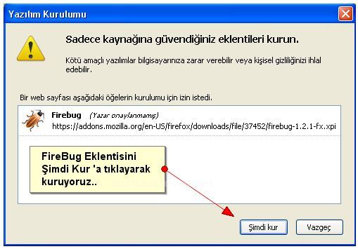 Firebug Eklentisi Kurulumu Ve &Ouml;zellikleri
