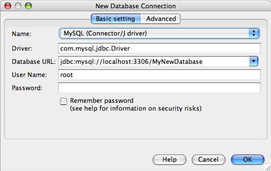 Connecting to a MySQL Database